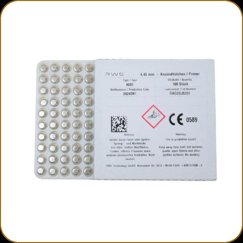 RWS - Small Rifle Primers - 100ct - 4033