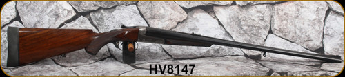 Consign - Manton & Co - 470NE - Boxlock Double rifle - European Walnut Stock full pistol grip Stock/Nickel Receiver/Blued, 28Chopper lump steel barrels, Express Folding rear sight - see desc. for more details