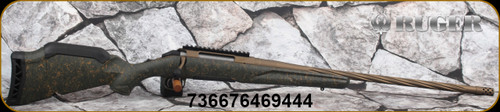 Ruger - 270Win - American Rifle Gen II Predator - Green Splatter Gen II American Stock/Burnt Bronze Cerakote, 22"Spiral Fluted Barrel, Threaded(5/8"-24), Picatinny Scope Base, Mfg# 46944
