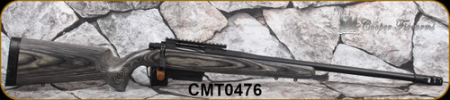 Cooper by Nighthawk Custom - 308Win - Montana Heritage Rifle - Grey Laminate Stock/Graphite Cerakoted carbon-steel match, 22"Threaded(5/8"-24)Barrel, 1:10"Twist, 5-round detachable AICS-pattern mag, S/N CMT0476