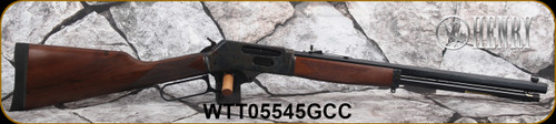 Henry - 30-30Win - Model H9 Color Case Hardened Rifle - American Walnut Stock/Color Case Hardened Steel Receiver/Blued Steel, Octagon, 20"Barrel, Fully Adj. Semi-Buckhorn w/ Diamond Insert rear sight, Mfg# H009GCC, S/N WTT05545GCC