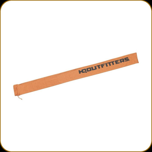 HQ Outfitters - Gun Sock w/Silicone and Moisture Wicking - 52" - Orange - HQ-GS-OR