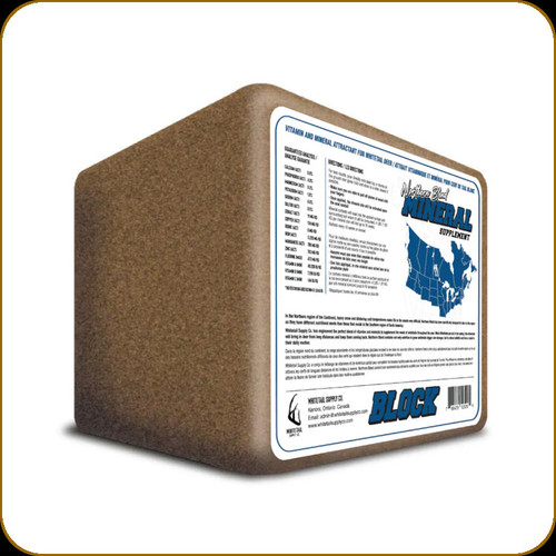 Whitetail Supply Co. - Northern Blend Mineral Block - 25lbs -  MNBLK