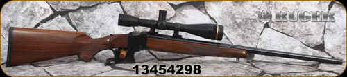 Consign - Ruger - 204Ruger - No. 1V Varminter - Select Walnut Stock w/Semi-Beavertail forend/Blued Finish, 26"Barrel, c/w Leupold FX-III, 12x40mm, fine duplex reticle - in orig.rifle box - less than 100rds fired