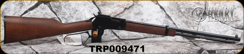 Used - Henry - 22S/L/LR - Small Game - Lever Action Rifle - Walnut Stock/Blued, 20"Octagonal Barrel, Peep Sight, Mfg# H001TRP - only 15rds fired - in orig.box w/manual