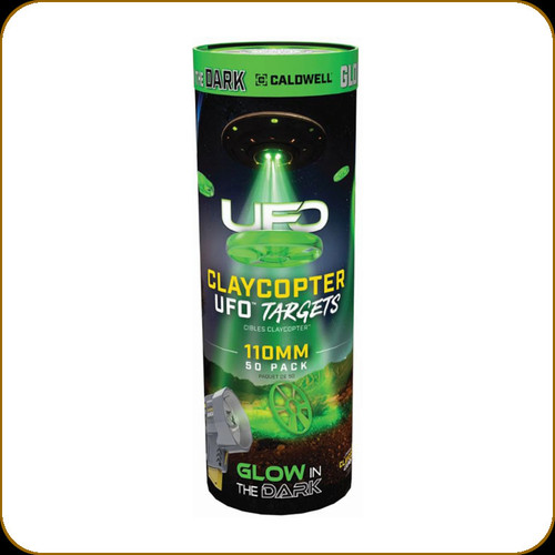 Caldwell - ClayCopter UFO - 110mm Glowing Target - 50pk Tube - 1243747