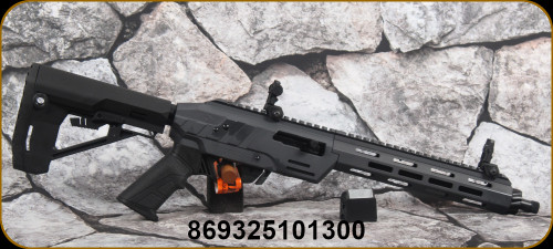 Adler Arms - 22LR - Model RF-224 TAC Rifle - Grey Adjustable Stock w/M-LOK handguard/Blued, 11.7"Threaded(1/2x28) Barrel, Mfg# RF224TACGRY