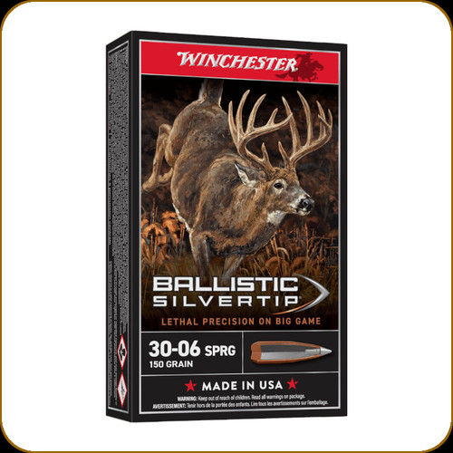 Winchester - 30-06 Sprg - 150 Gr - Ballistic Silvertip - 20ct - SBST3006