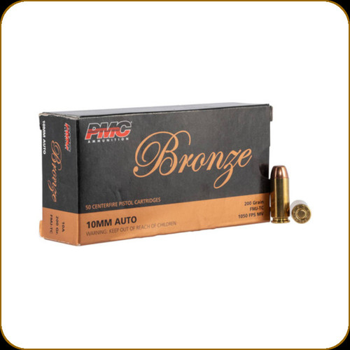 PMC - 10mm - 200 Gr - Bronze - Full Metal Jacket Truncated Cone - 50ct - PMC10A