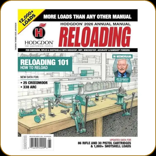 Hodgdon - 2026 Annual Reloading Manual - HOD-AM