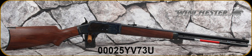 Winchester - 44-40Win - 1873 Sporter CH - Grade III Walnut Pistol Grip Stock/Case Hardened Receiver/Blued, 24" Octagon barrel, Mfg# 534228140, S/N 00025YV73U