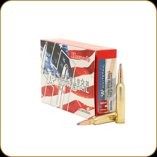 Hornady - 7mm Rem Mag - 154 Gr - American Whitetail - InterLock - 20ct - 80590