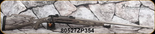 Consign - Browning - 300WinMag - X-Bolt LR - Grey Laminate Stock w/Adj.Comb/Matte Stainless, 26"Fluted & Threaded Barrel, 1:8"Twist, Leupold Bases - only 110rds fired