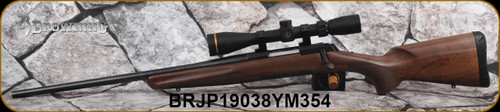 Used - Browning - 7mm-08Rem - X-Bolt Micro Midas - Left Hand - Bolt Action Rifle - Satin Finish Grade I Black Walnut Stock/Matte Blued, 20"Barrel, c/w Leupold VX Freedom, 3-9x40mm, duplex reticle - unfired