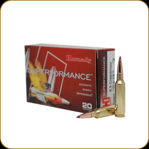 Hornady - 6.5 Creedmoor - 120 Gr - Superformance - CX - 20ct - 814904