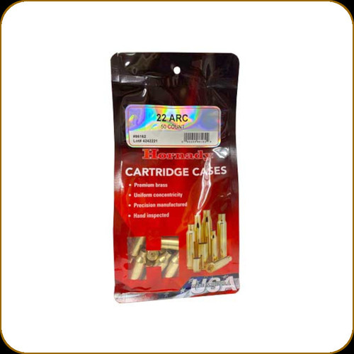Hornady - 22 ARC - Unprimed Brass - 50ct - 86162