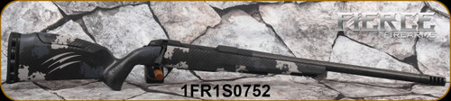 Fierce - 7mmBackcountry - Carbon Rage LR - Phanton Camo Carbon Fiber Stock w/Adj.Vomb/Titanium action/bolt/Black Cerakote, 20"C3 Carbon Barrel, integral bi-pod rail, Mfg# 853418416266, S/N 1FR1S0752