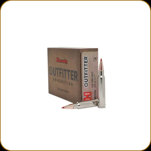 Hornady - 338 Win Mag - 225 Gr - Outfitter - CX - 20ct - 823394