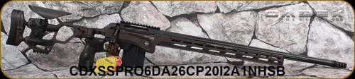 Cadex Defense - 6Dasher - CDX-SS Seven S.T.A.R.S PRO - Hybrid SSV/Black Strike Pro chassis/Bartlein 5R single-point cut tech, 26"barrel, 1:7.5", Mx2-ST Brake, DX2 Trigger, Mfg# CDXSS-PRO-6DA-26-CP20-I2A1N-HSB