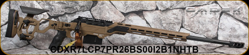 Cadex Defence - 7mmPRC - CDX-R7 LCP LA - HTB(Hybrid Tan/Black)Reverse folding butt stock/26"Threaded(5/8-24)Bartlein Barrel, 1:8", MX1 Brake, Mfg# CDXR7-LCP-7PR-26-BS00-I2B1N-HTB