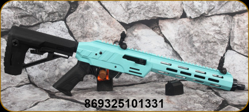 Adler Arms - 22LR - Model RF-224 TAC Rifle - Blue Adjustable Stock w/M-LOK handguard/Blued, 11.7"Threaded(1/2x28) Barrel, Mfg# RF224TACBLU