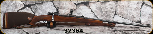 Consign - BRNO - 7x57 - Model 21-H - Select Walnut/Blued Finish, 24"Barrel, Double Set Triggers, Mfg.1950, 1"Leupold Rings, sling & Beartooth Stock Sleeve