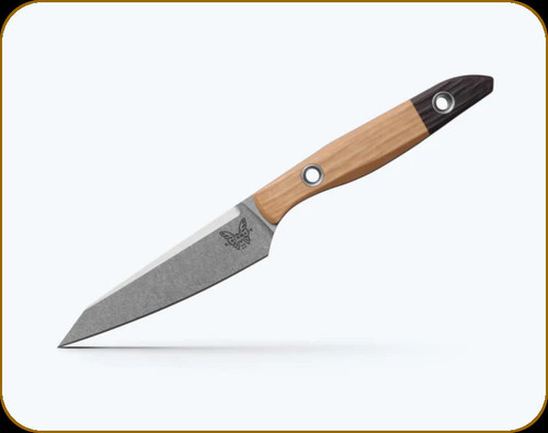 Benchmade - True Paring Knife - 4.12" Blade - CPM-154 - Maple Valley Richlite w/Black G10 Bolster Handle - 4045-02