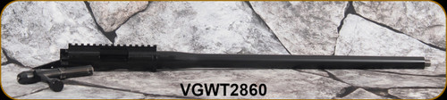 Consign - Vudoo Gun Works - 22LR - V22 360 - Barreled Action - Blued Finish, 18.5"Threaded(1/2x28) Barrel, Khurki Profile @20"Long, c/w 20MOA Rail, 10rd magazine, Red Nobb Tuna Can - in orig. box