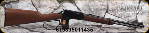 Henry - 22S/L/LR - H1 Classic Carbine - Large Loop Lever Action Rifle - Walnut Straight-Grip Stock/Black Finish, 16.5"Round Barrel, Mfg# H001R-22 - STOCK IMAGE