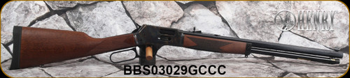 Henry - 45Colt - Big Boy Color Case Hardened Rifle - Lever Action - American Walnut Stock/Color Case Hardened Steel Receiver/Blued Steel, 20"Octagonal Barrel, 10 Round capacity, Mfg# H012GCCC, S/N BBS03029GCCC