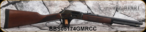 Henry - 357Mag/38Spl - Big Boy Side Gate Carbine - Large Loop Lever Action - American Walnut Straight-Grip Stock/Color Case Hardened Frame/Blued, 16.5"Octagonal Barrel, 7+1 Capacity, Mfg# H012GMRCC, S/N BBS05174GMRCC
