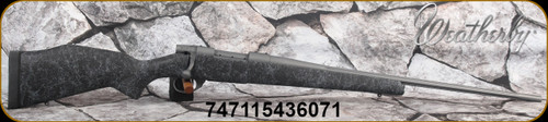 Weatherby - 6.5Creedmoor - Vanguard Backcountry - Black w/Grey Spiderweb accents Hand-laminated, raised comb Monte Carlo composite stock/tactical gray Cerakote, 24"#2 contour fluted barrel, Mfg# VBK65CMR4O