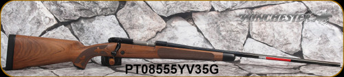 Winchester - 264WM - Model 70 Super Grade AAA French - Bolt Action Rifle - Grade AAA French Walnut w/Shadowline cheekpiece/Polished Blued Finish, 26" Barrel, 3 Round Hinged Floorplate, Adjustable Trigger, Mfg# 535239229 - S/N PT08555YV35G