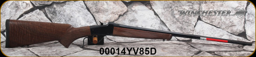 Winchester - 223Rem - 1885 Low Wall Hunter High Grade - Oil Finish Checkered GRIV walnut curved grip stock w/Schnabel-style forearm/Blued, 24"octagon barrel, one-piece scope base, Mfg# 534293208, S/N 00014YV85D