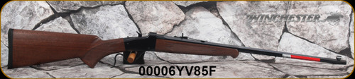 Winchester - 17HMR - Model 1885 Hunter Rimfire - low wall rifle - checkered walnut curved grip stock w/Schnabel forearm, 24" blued octagon barrel, Marble Arms gold bead sight, Mfg# 524100170, S/N 00006YV85F