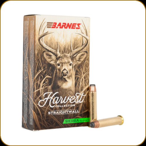 Barnes - 45-70 Govt - 300 Gr - Harvest Collection Straightwall - Sierra Pro-Hunter - 20ct - 32479