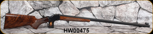 Consign - Pedersoli - 45-70Govt - Model 1885 High Wall Classic - Grade IV Walnut Pistol-Grip Stock/case hardened receiver/matte blue finish, 32"Barrel, c/w Creedmoor & original sights - only 100rds fired - in orig.box