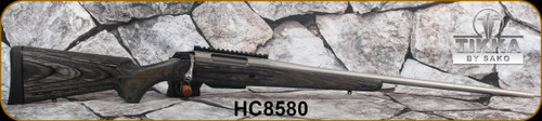 Consign - Tikka - 300WSM - T3x Laminated Stainless - Oiled Grey Laminate/Stainless, 24.3"Barrel, 3+1 round magazine, Single Stage Trigger, 1:10"Twist, Mfg# TFTT7122A1600P3 - 75rds fired - c/w Picatinny Rail - in orig.box