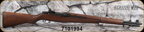 Consign - Springfield Armory - 30-06Sprg - M1 Garand - Brownells Adjustable Gas System - Wood Stock/Blued, 24" Barrel - c/w (7)Enblock clips, extra front sight, cleaning kit in stock - only 8 rounds fired
