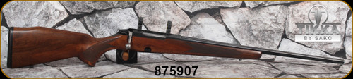 Consign - Tikka - 223Rem - M595 - Select Walnut checkered stock/Blued, 22.4"Barrel, c/w 1"rings - only 100rds fired