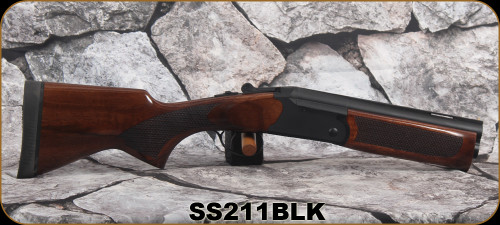 Sulun - 12Ga/3"/9.84" - SS-211 Black - O/U Shotgun - Walnut Stock/Black Aluminum Receiver/Matte Black Finish, 5pcs.interchangeable chokes, Mfg#SS-211