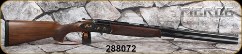 Fierce - 12Ga/3"/28" - Upland Deluxe - O/U - Oil Finish Turkish Walnut Pistol Grip Stock/Case Hardened finish Receiver w/gold inlaid game birds/Blued Barrels, Auto Ejectors, Red Fiber Bead Front Sight, S/N 288072