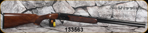 Rizzini - 20Ga/3"/28" - BR110 Limited - Grade 2.5 Turkish Walnut stock w/pistol grip/Bottom game scene engraved receiver - Pheasant/Black cerakote, Box lock, automatic ejectors, single selective trigger, S/N 133563