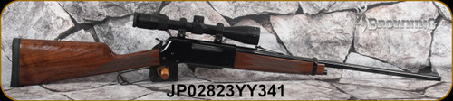 Consign - Browning - 30-06Sprg - BLR - Select Walnut Straight-Grip Stock/Blued Finish. 22"Barrel, c/w Vortex Viper, 3-9x40mm, BDC reticle - Low rounds fired