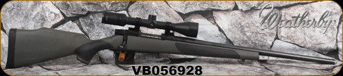 Consign - Weatherby - 22-250Rem - Vanguard Synthetic - Grey w/Black Grip surfaces synthetic stock/Matte blued, 22"Barrel, c/w Zeiss Terra 3x, 4-12x42, Rz8 reticle - approx.100rds fired