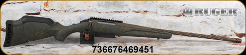 Ruger - 300WinMag - American Rifle Gen II Predator - Green Splatter Gen II American Stock/Burnt Bronze Cerakote, 22"Spiral Fluted Barrel, Threaded(5/8"-24), Picatinny Scope Base, Mfg# 46945