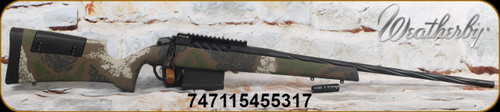 Weatherby - 6.5WbyRPM - Model 307 Range XP Deadfall - Deadfall Sponge Pattern w/Graphite Black Cheek Piece lightweight vertical grip stock/Graphite Black Cerakote Finish, 24"Spiral Fluted Barrel, 5rd Magpul Magazine, Mfg# 3WR0265RWR6B