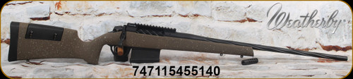 Weatherby - 240WbyMag - Model 307 Range XP Terrain - Brown Speckle Pattern w/Graphite Black Cheek Piece lightweight vertical grip stock/Graphite Black Cerakote Finish, 24"Spiral Fluted Barrel, 5rd Magpul Magazine, Mfg# 3WR01240WR6B
