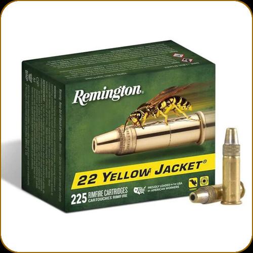 Remington - 22 LR - 33 Gr - Yellow Jacket - Truncated Cone Hollow Point - 225ct - 21233/YJ225