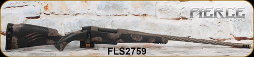 Fierce - 7mmPRC - Twisted Rogue XP - Sonora Camo Carbon Fiber rogue stock/Smoked Bronze Cerakote, 22"match grade #4 contour deep spiral fluted steel barrel, Threaded 5/8×24, UPC: 853418432556 / S/N FLS2759